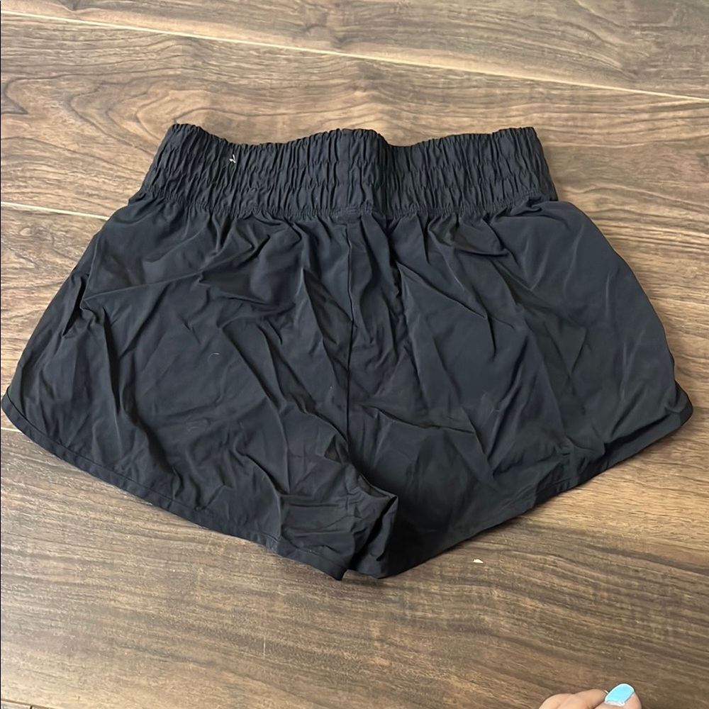 PINK Victoria's Secret Black Athletic Shorts Lightweight Elastic Waist - Picture 4 of 4